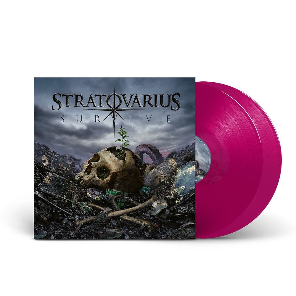 STRATOVARIUS 'SURVIVE' 2LP (Transparent Violet Vinyl)