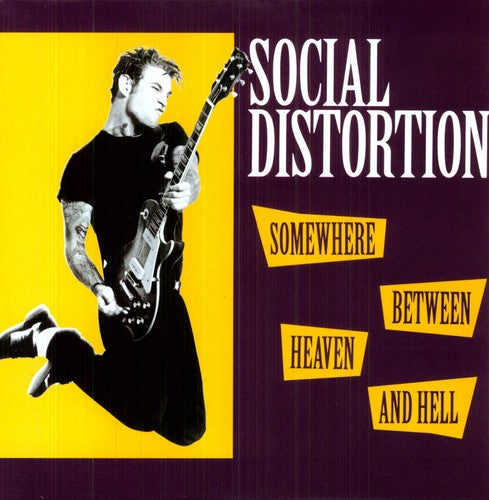 SOCIAL DISTORTION 'SOMEWHERE BETWEEN HEAVEN AND HELL' LP (Import)