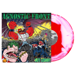 AGNOSTIC FRONT 'GET LOUD' LP (Red/White Inkspot)