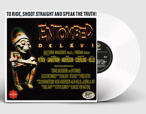 ENTOMBED 'TO RIDE, SHOOT & SPEAK THE TRUTH' LP (White Vinyl)