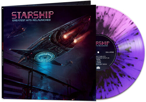 STARSHIP 'GREATEST HITS RELAUNCHED' LP (Split Color Splatter Vinyl)