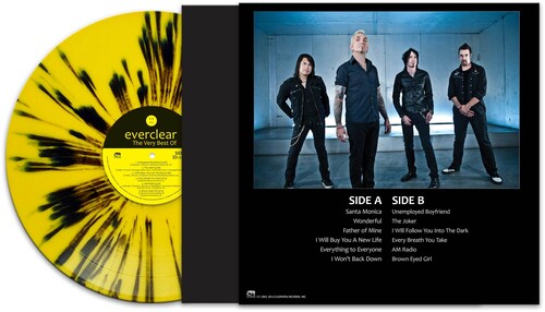 EVERCLEAR 'VERY BEST OF' LP (Yellow & Black Splatter Vinyl)