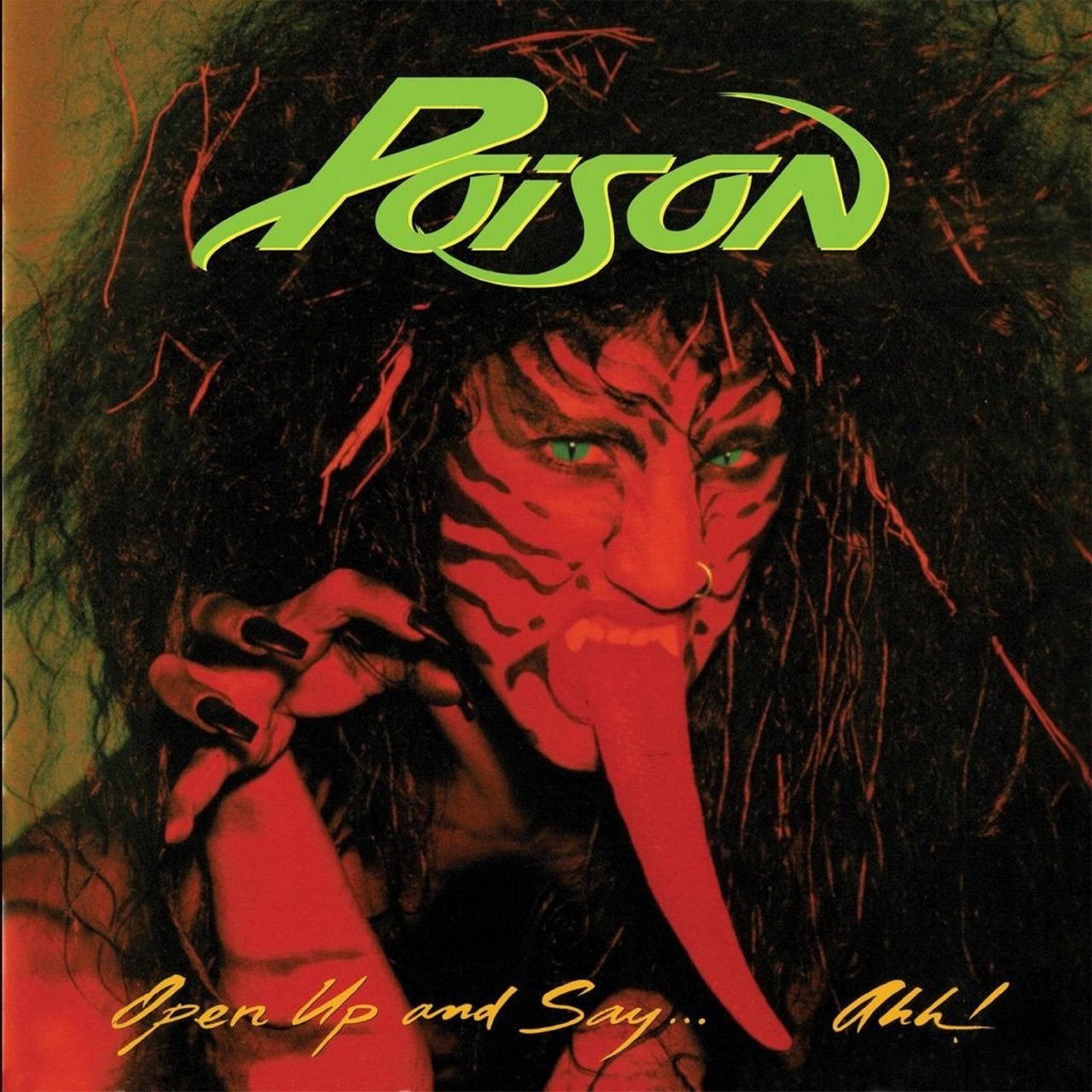 POISON 'OPEN UP AND SAY...AHH' LP (Gold Vinyl)