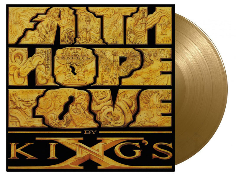 KING'S X 'FAITH HOPE LOVE' 2LP (Import, Gold Vinyl)