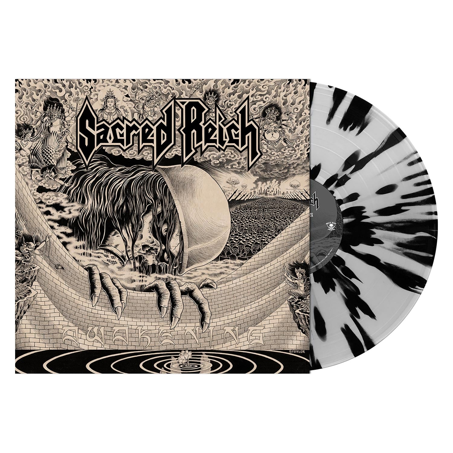 SACRED REICH 'AWAKENING' LP (Splatter Vinyl)