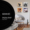 HUDSON HI-FI: LP VINYL RECORD WALL DISPLAY SHELF BLACK - 6 PACK