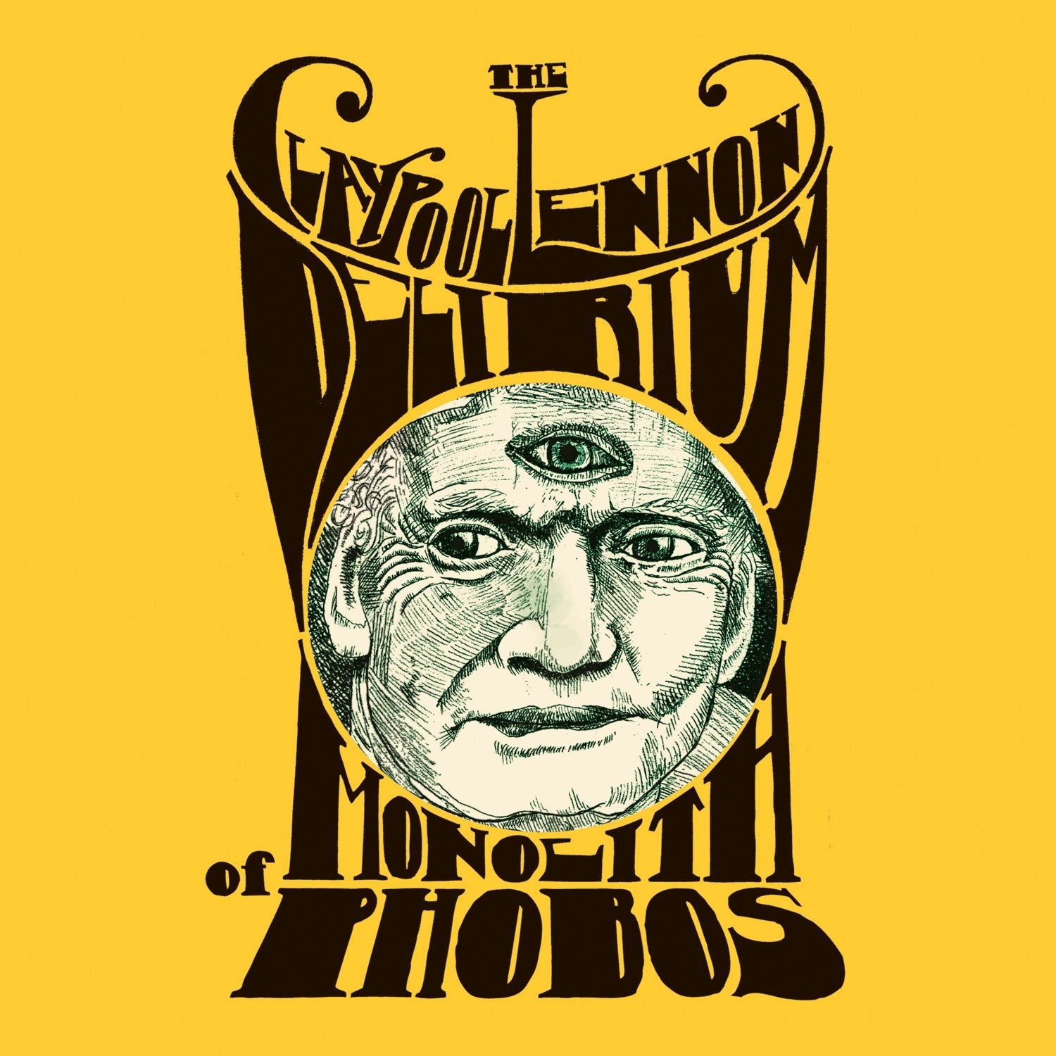 THE CLAYPOOL LENNON DELIRIUM 'MONOLITH OF PHOBOS' 2LP (Smoky Gray Vinyl, Phobos Moon Edition)