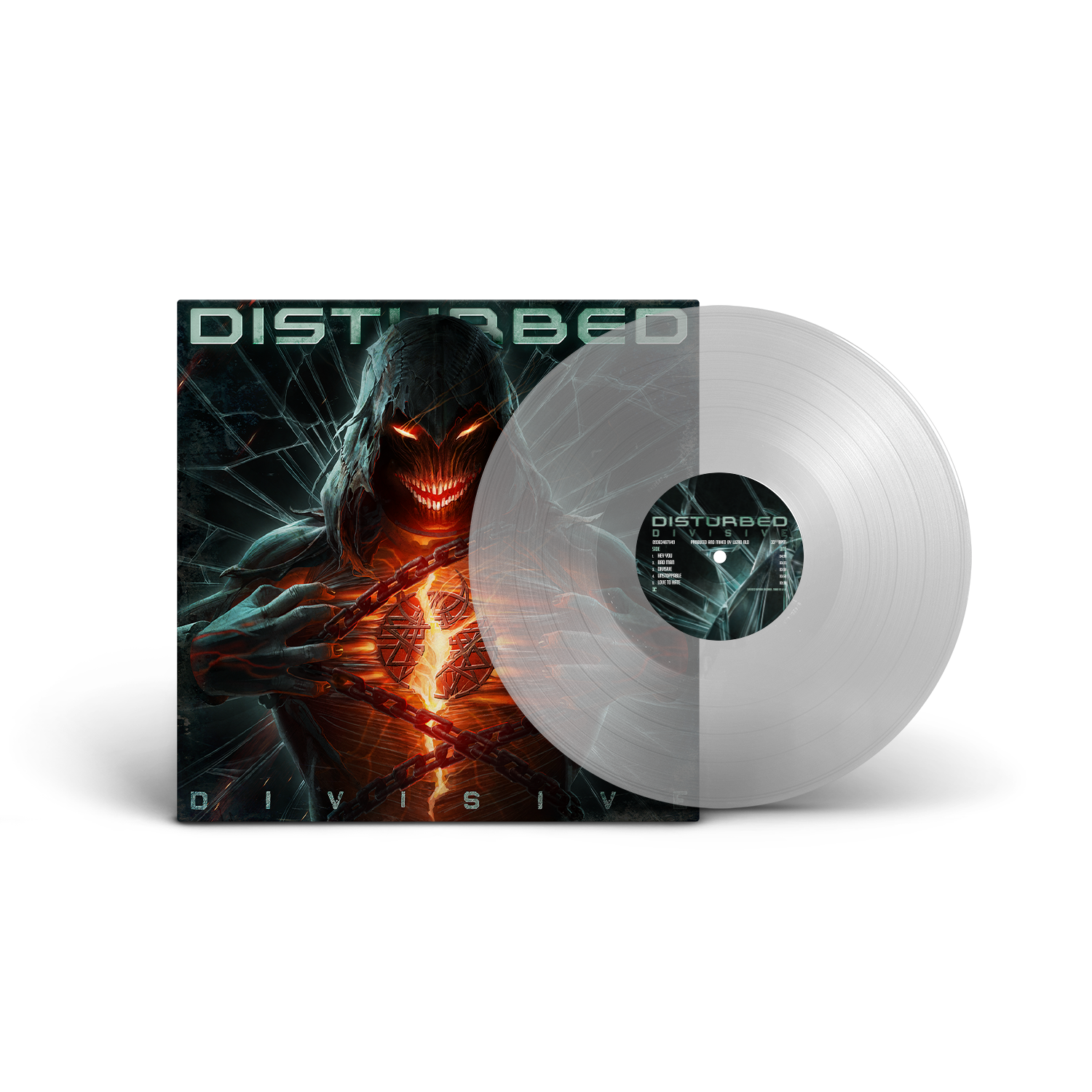 DISTURBED ‘DIVISIVE’ LP (Limited Edition – Only 1000 made, Clear Vinyl)