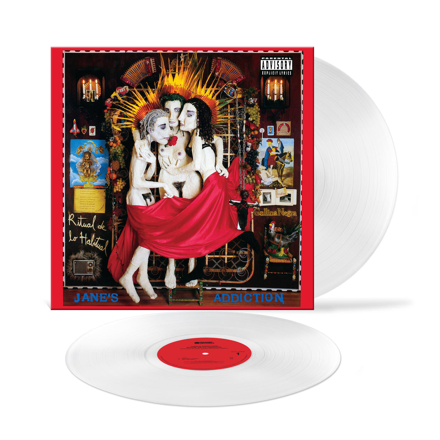 JANE'S ADDICTION 'RITUAL DE LO HABITUAL' 2LP (Clear Translucent Pearl Vinyl)