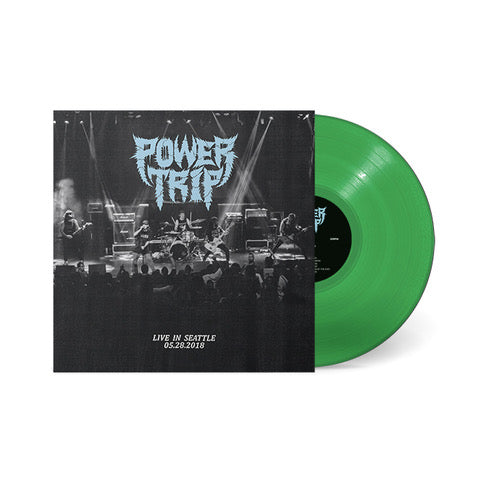 POWER TRIP 'LIVE IN SEATTLE' LP Translucent Green Vinyl Album Cover