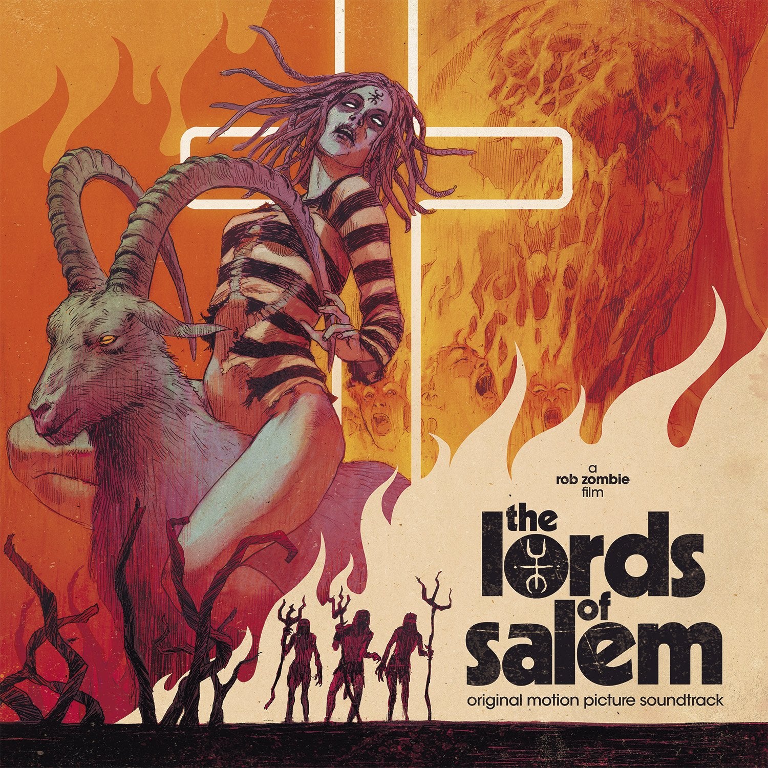 LORDS OF SALEM ORIGINAL SOUNDTRACK LP (Blood Red & Blue Butterfly Effect w/ White Splatter Vinyl, Featuring Rob Zombie, The Velvet Underground, Lou Reed and more)