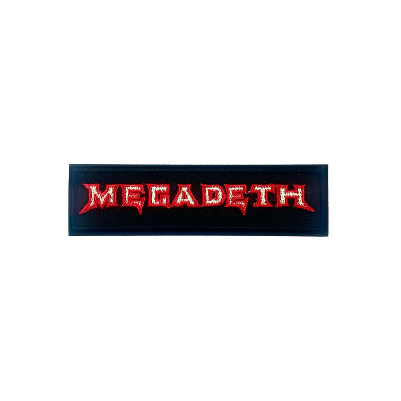 MEGADETH LOGO EMBROIDERED PATCH