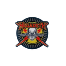 MEGADETH SKULL & BULLETS EMBROIDERED PATCH