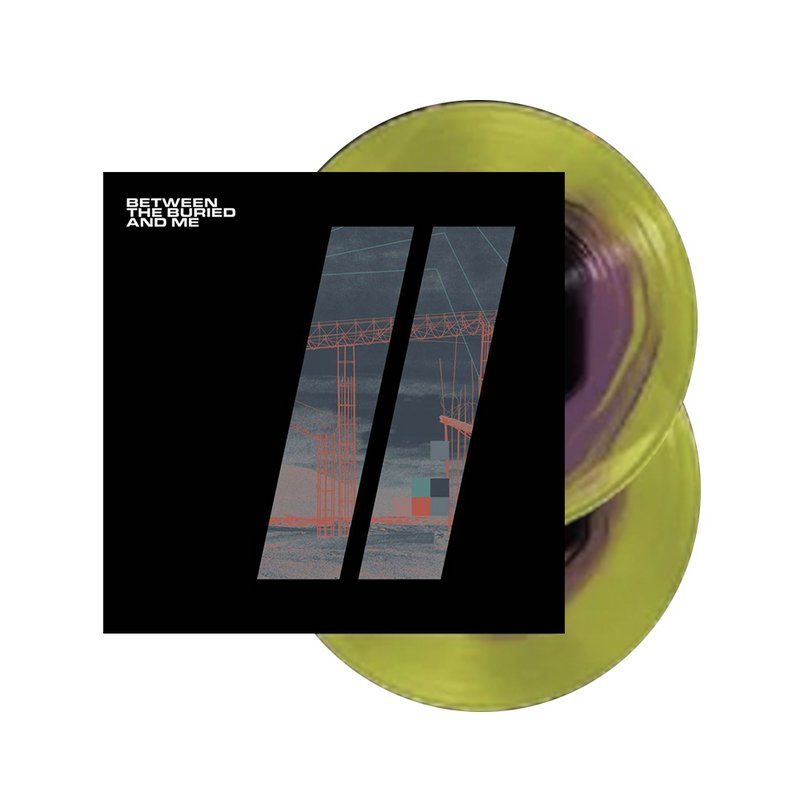 BETWEEN THE BURIED AND ME 'COLORS II' BLACK INSIDE GRIMACE PURPLE INSIDE TRANS HIGHLIGHTER YELLOW 2LP