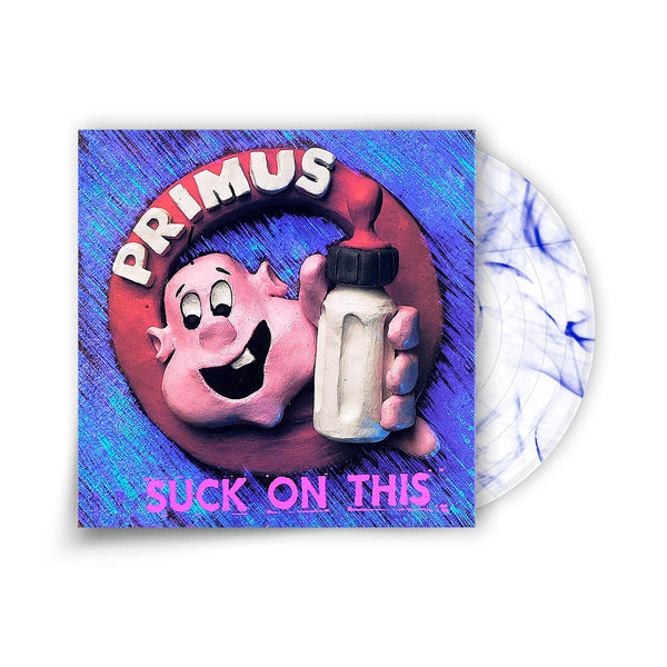 PRIMUS 'SUCK ON THIS' LP (Clear w/Blue Swirls)