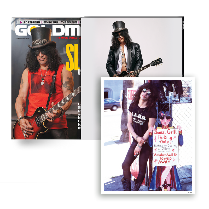 GOLDMINE x SLASH APR/MAY 2022 ALTERNATE COVER ISSUE WITH HAND-NUMBERED SLIPCASE & EXCLUSIVE PHOTO PRINT - LIMITED TO 200