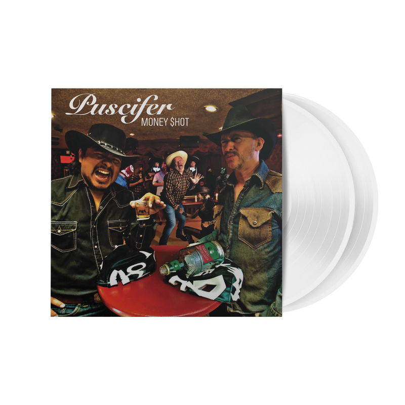 PUSCIFER ‘MONEY $HOT’ 2LP (Limited Edition – Only 500 Made, Opaque White Vinyl)