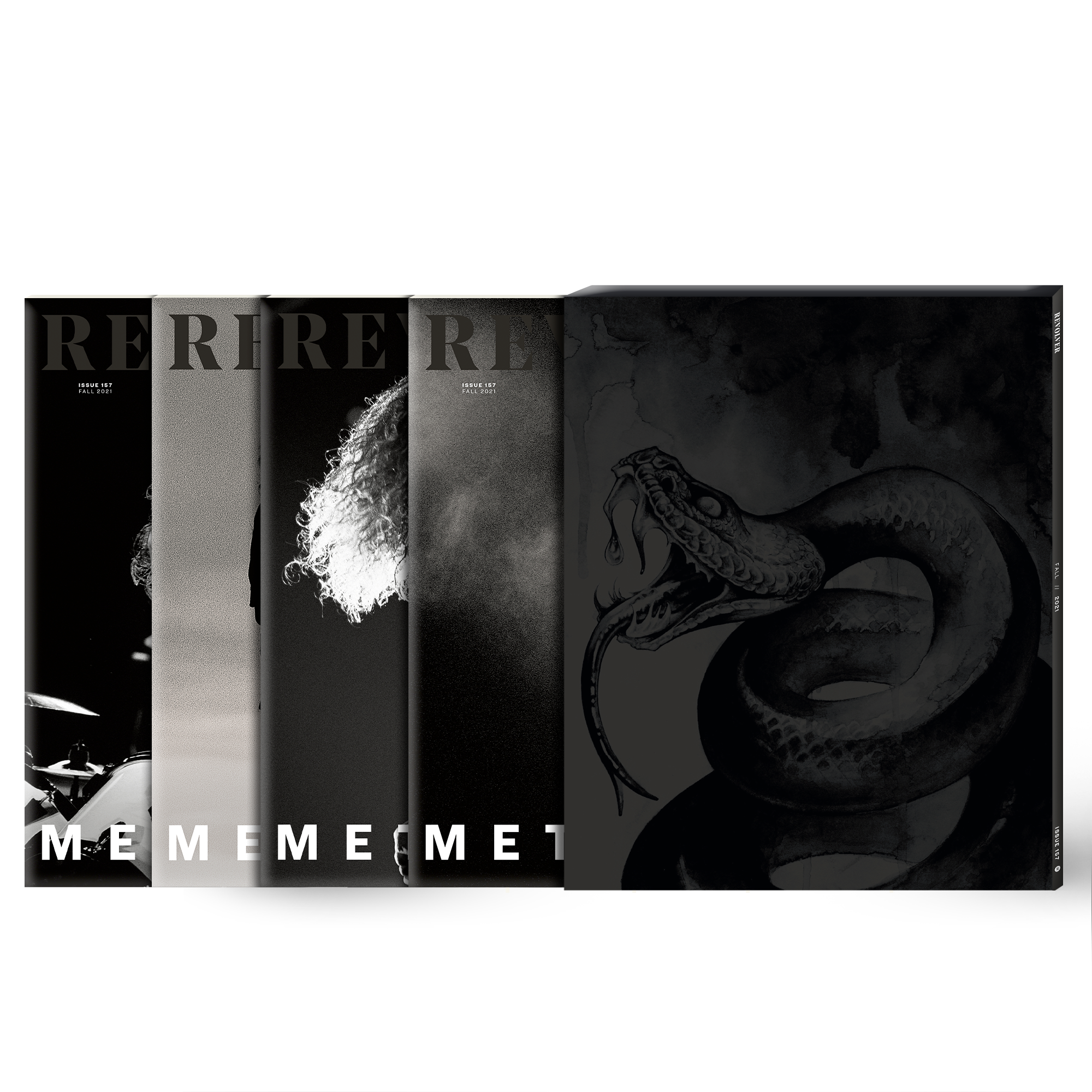 REVOLVER x METALLICA FALL 2021 ISSUE HAND-NUMBERED SLIPCASE WITH ROSS HALFIN POSTER - ONLY 200 AVAILABLE