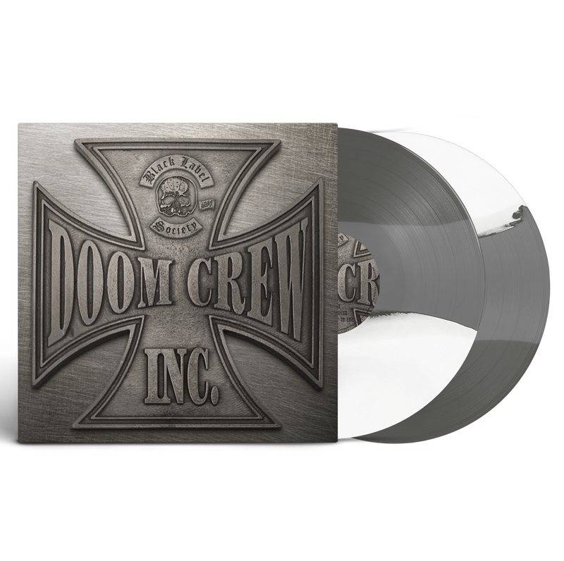 BLACK LABEL SOCIETY 'DOOM CREW INC.' 2LP (Limited Edition — Only 500 Made, Grey, Black, & White Vinyl)