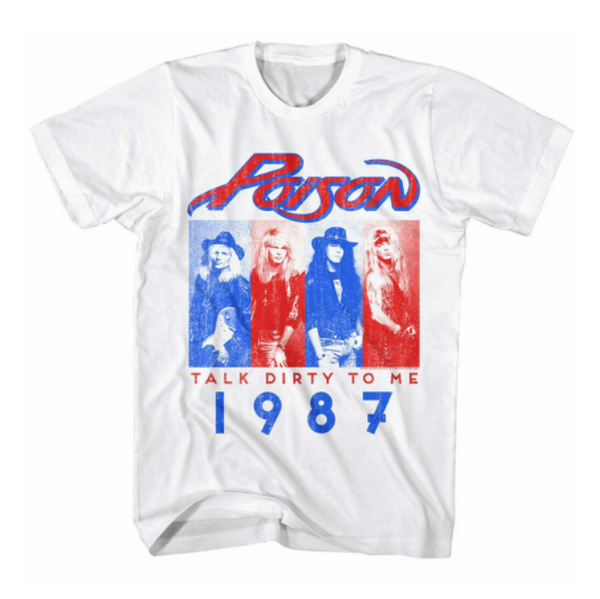 POISON 'Talk Dirty 1987 Tour' T-SHIRT