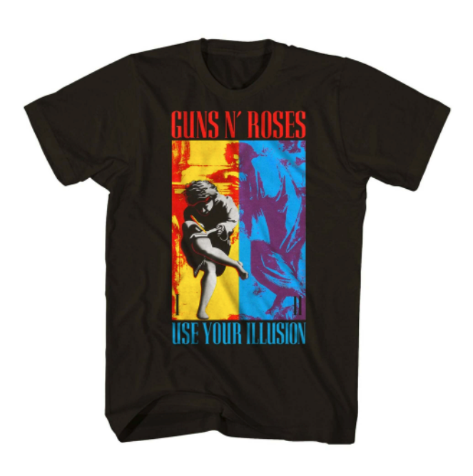 GUNS N ROSES 'Use Your Illusion' T-SHIRT