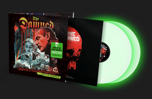 THE DAMNED 'A NIGHT OF A THOUSAND VAMPIRES' 2LP (Limited Edition, Glow In The Dark Vinyl)