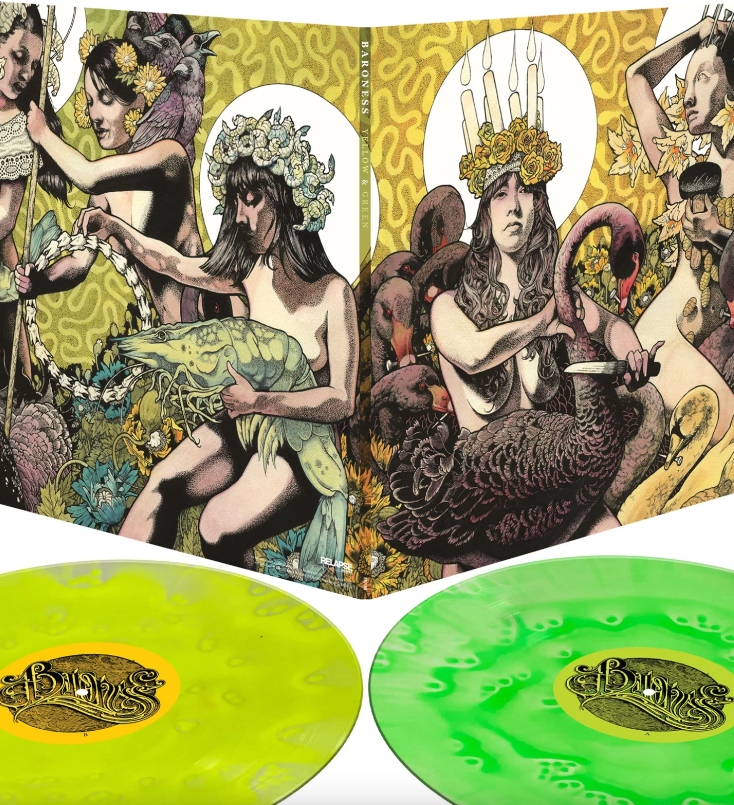 BARONESS 'YELLOW & GREEN' 2LP (Yellow & Green Vinyl)