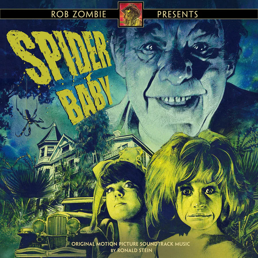 ROB ZOMBIE PRESENTS 'SPIDER BABY' ORIGINAL SOUNDTRACK 2LP (Blue & Green Marbled Vinyl)