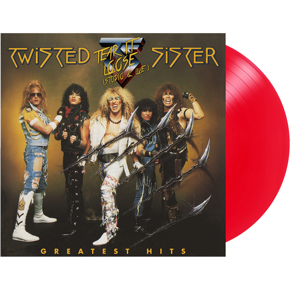 TWISTED SISTER 'GREATEST HITS -TEAR IT LOOSE' 2LP (Translucent Red Vinyl)