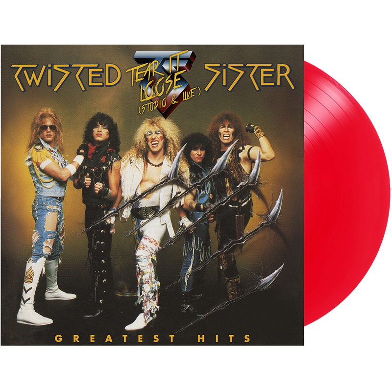 TWISTED SISTER 'GREATEST HITS -TEAR IT LOOSE' 2LP (Translucent Red Vinyl)