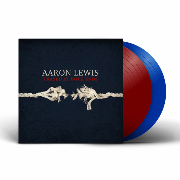 AARON LEWIS 'FRAYED AT BOTH ENDS' DELUXE 2LP (Red & Blue Vinyl)