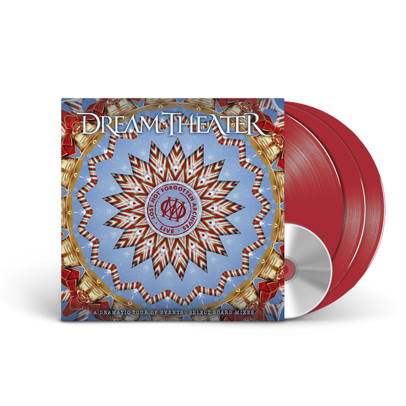 DREAM THEATER ‘THE LOST NOT FORGOTTEN ARCHIVES - A DRAMATIC TOUR OF EVENTS - SELECT BOARD MIXES’ LIMITED-EDITION APPLE RED 3LP + 2CD – ONLY 300 MADE