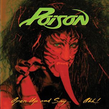 POISON 'OPEN UP AND SAY AHH!' LP (Gold Vinyl)
