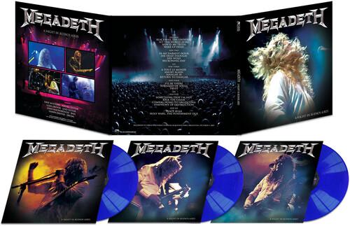 MEGADETH 'NIGHT IN BUENOS AIRES' 3LP (Blue Vinyl)