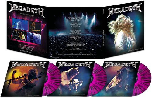 MEGADETH 'A NIGHT IN BUENOS AIRES' 3LP (Purple/Black Splatter Vinyl)