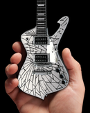 KISS - PAUL STANLEY - CRACKED MIRROR ICEMAN MINI GUITAR