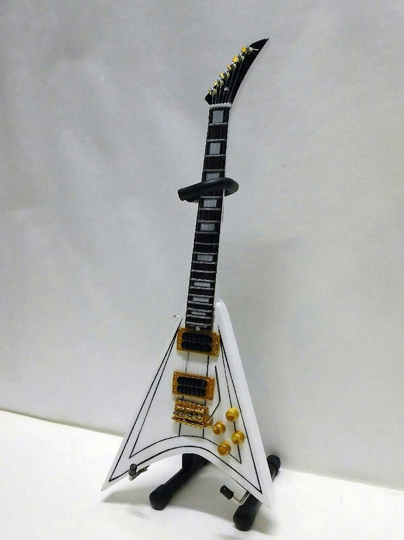 RANDY RHOADS - WHITE FLYING V MINI GUITAR