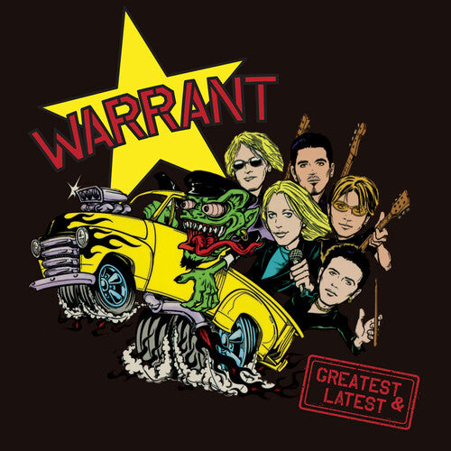 WARRANT 'GREATEST & LATEST' LP (Limited Edition Cherry Splatter Vinyl)