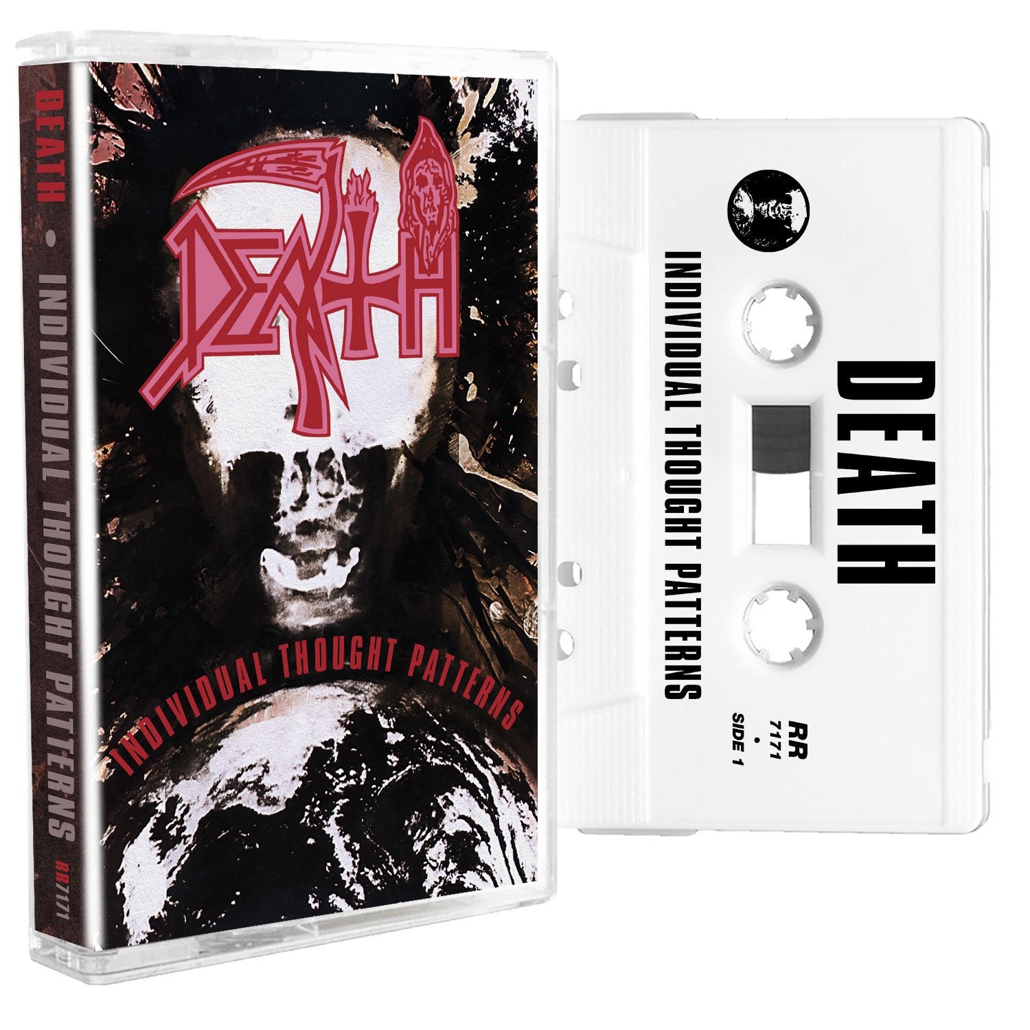 DEATH 'INDIVIDUAL THOUGHT PATTERNS' CASSETTE (White Cassette)
