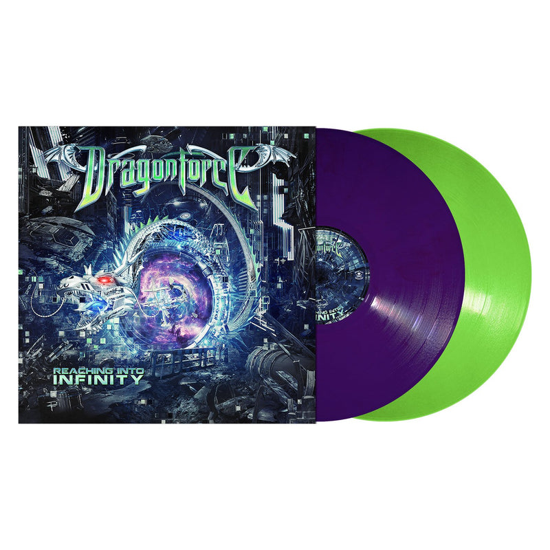 DRAGONFORCE 'REACHING INTO INFINTIY' 2LP (Purple & Green Vinyl)