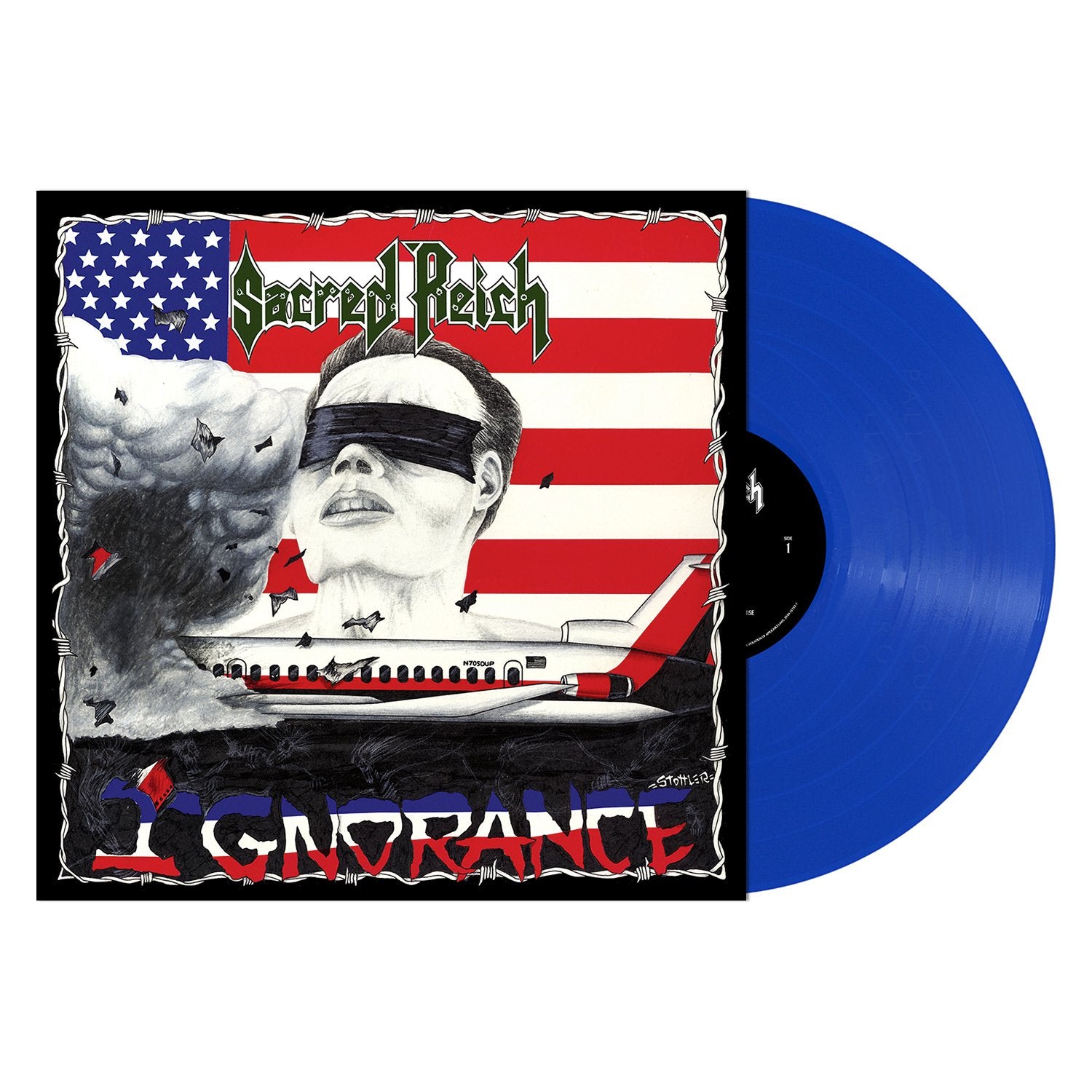 SACRED REICH 'IGNORANCE' COBALT BLUE LP