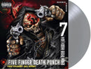 FIVE FINGER DEATH PUNCH 'AND JUSTICE FOR NONE' LP (Limited Edition, Metallic Silver Opaque Vinyl)