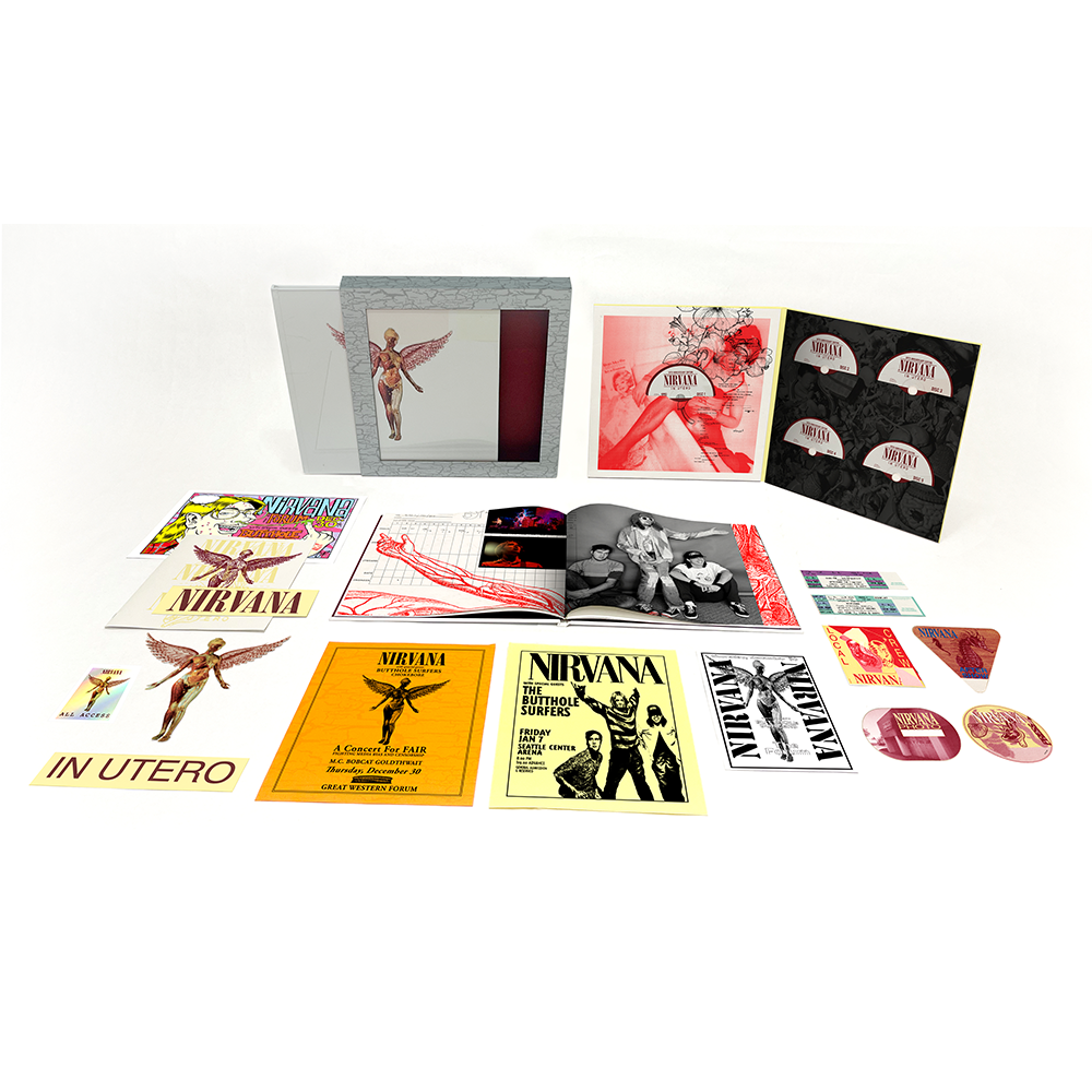 NIRVANA 'IN UTERO' 5CD BOX SET (30th Anniversary Super Deluxe Edition)