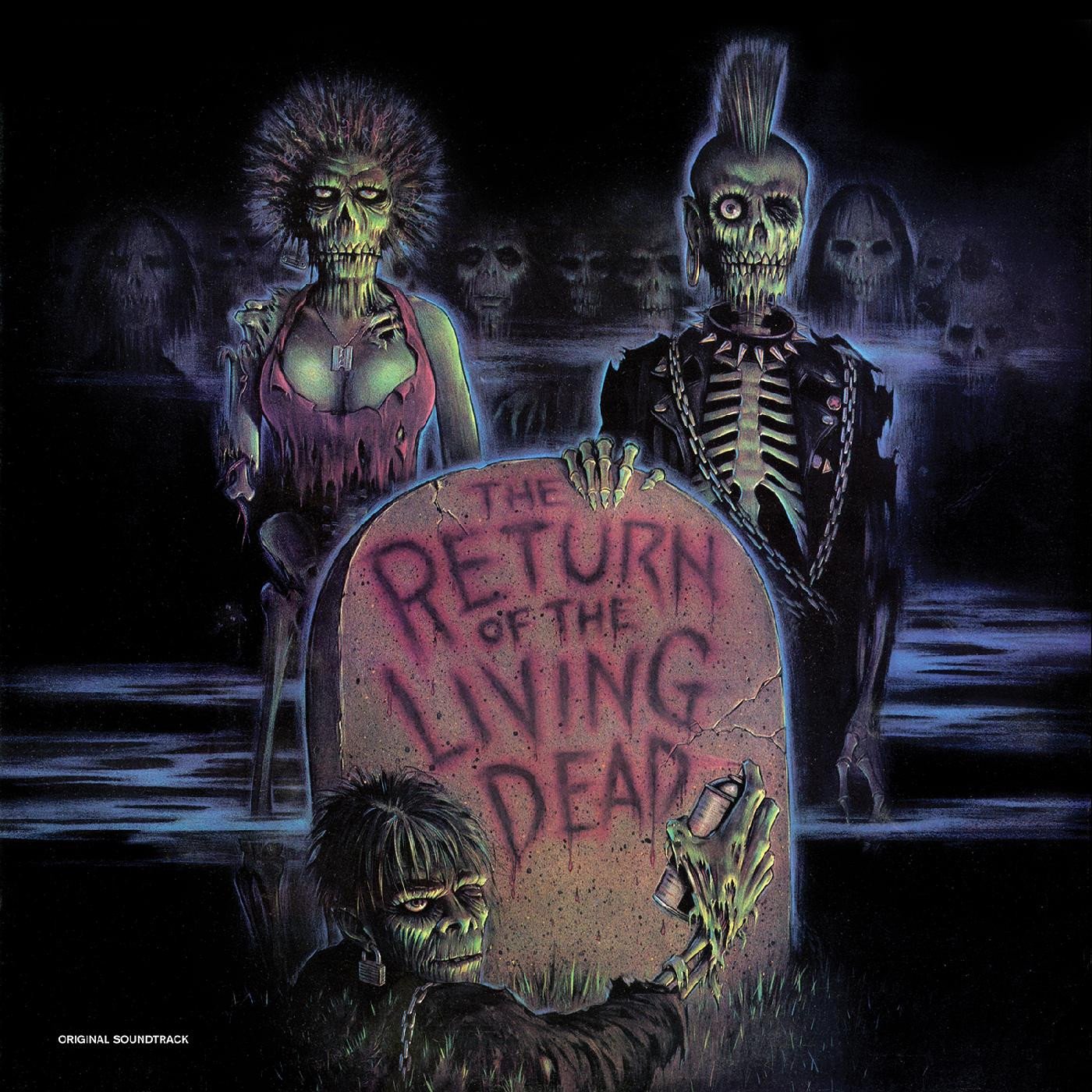 THE RETURN OF THE LIVING DEAD SOUNDTRACK LP (Clear & Blood Red Splatter Vinyl)