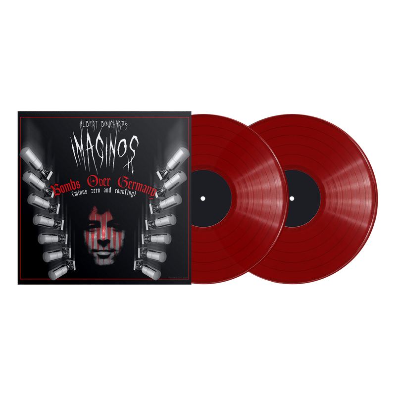 ALBERT BOUCHARD'S 'IMAGINOS II - BOMBS OVER GERMANY (MINUS ZERO AND COUNTING)' 2LP (Limited Edition – Only 100 Made, Ruby Vinyl)